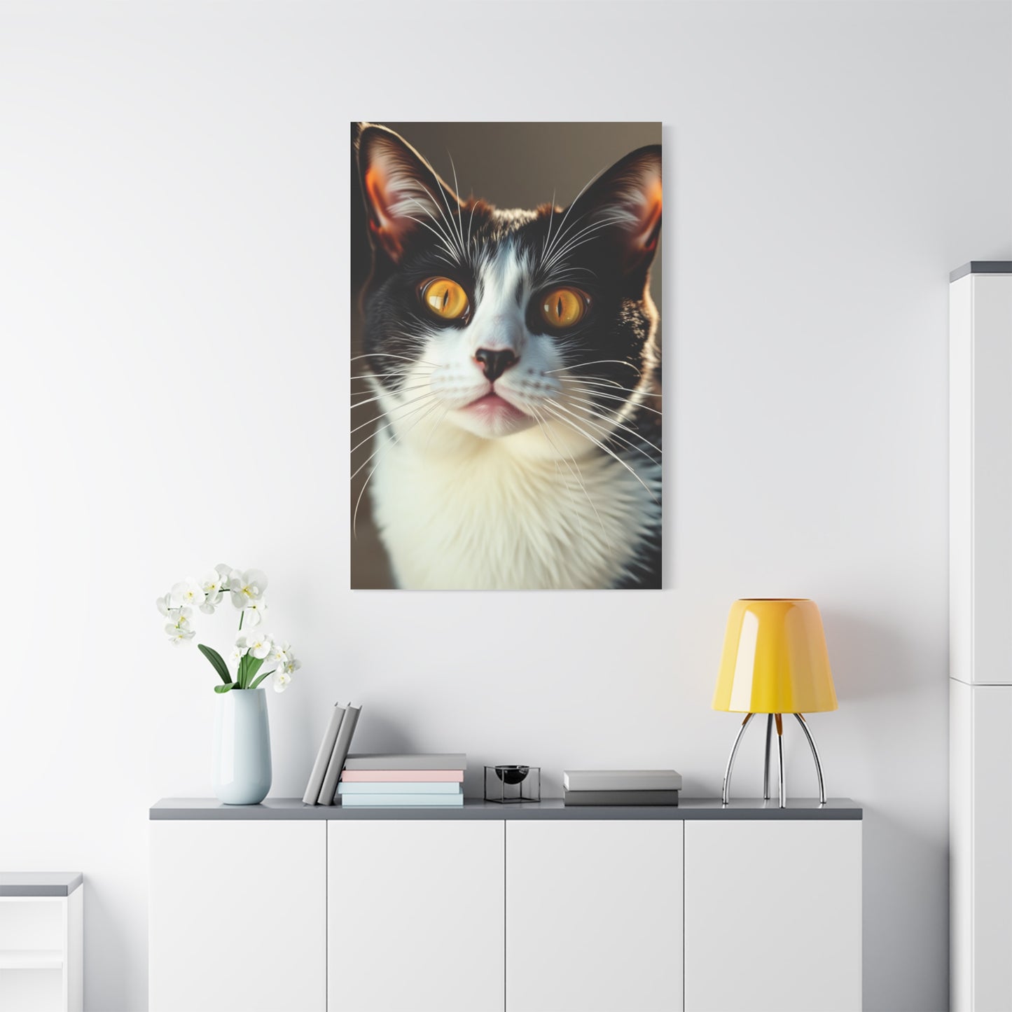 Masterpiece Tuxedo Cat Art Vision Wall Art & Canvas Print