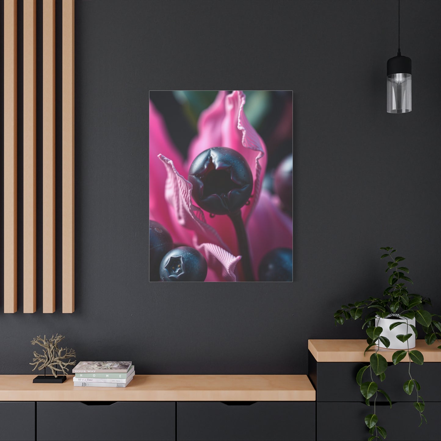Masterpiece Blush and Blueberry Art Vision Wall Art & Canvas Print