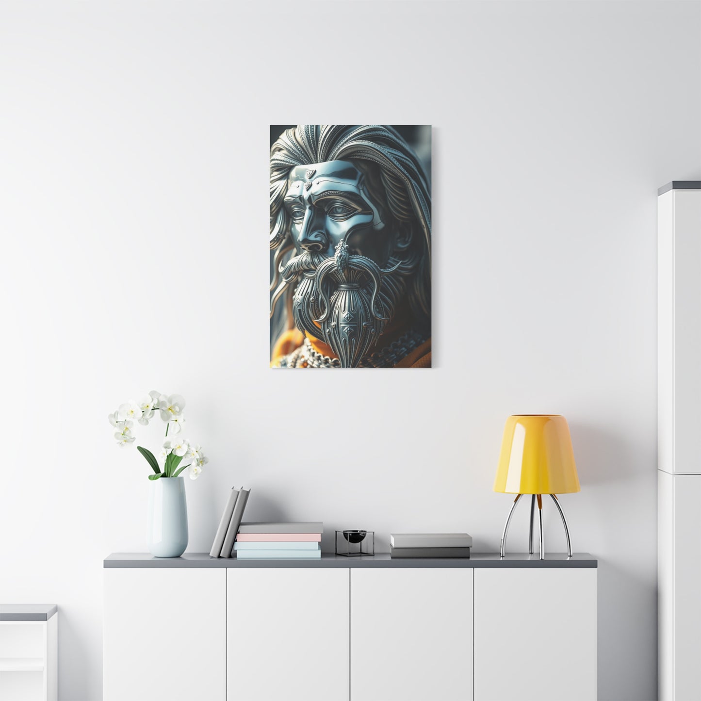 Gilded Greyscape Masterpiece wall art & canvas print