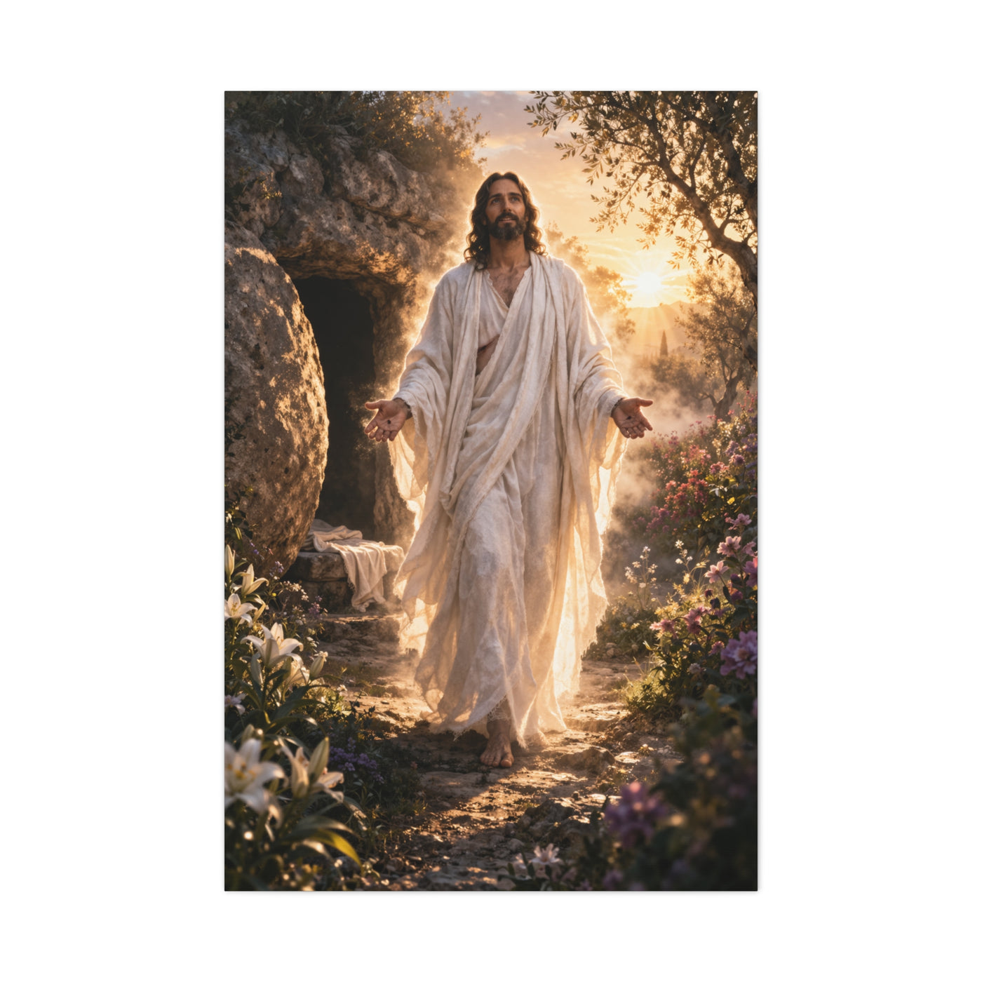 Resurrection of Christ Dawn Glory Wall Art & Canvas Print