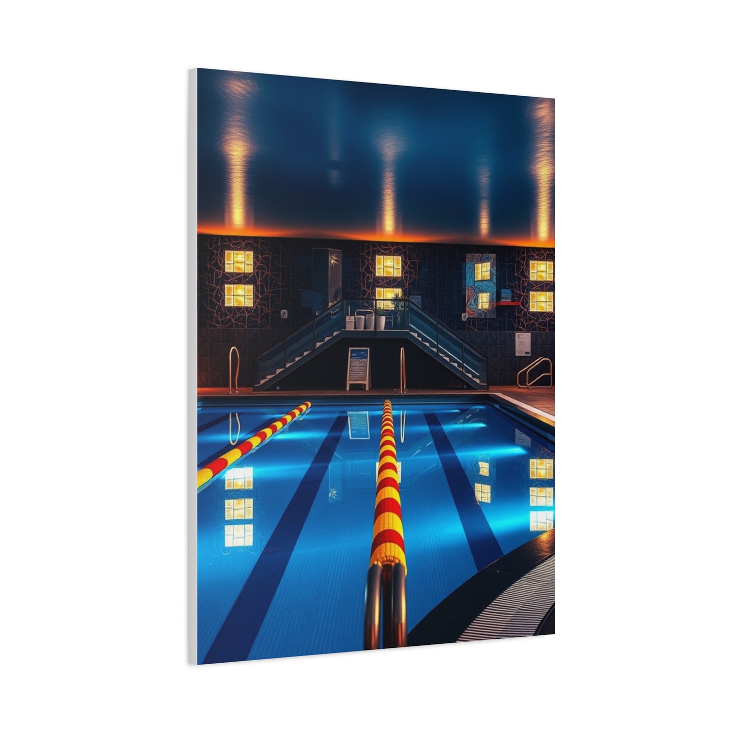 Supreme Swimming Pool Art Beautiful Collection Wall Art & Canvas Print