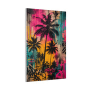 Urban Tropical Graffiti Palm Statement Tropical Wall Art & Canvas Print