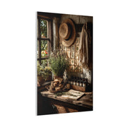 Farmhouse Herb Kitchen Still Life Wall Art & Canvas Print