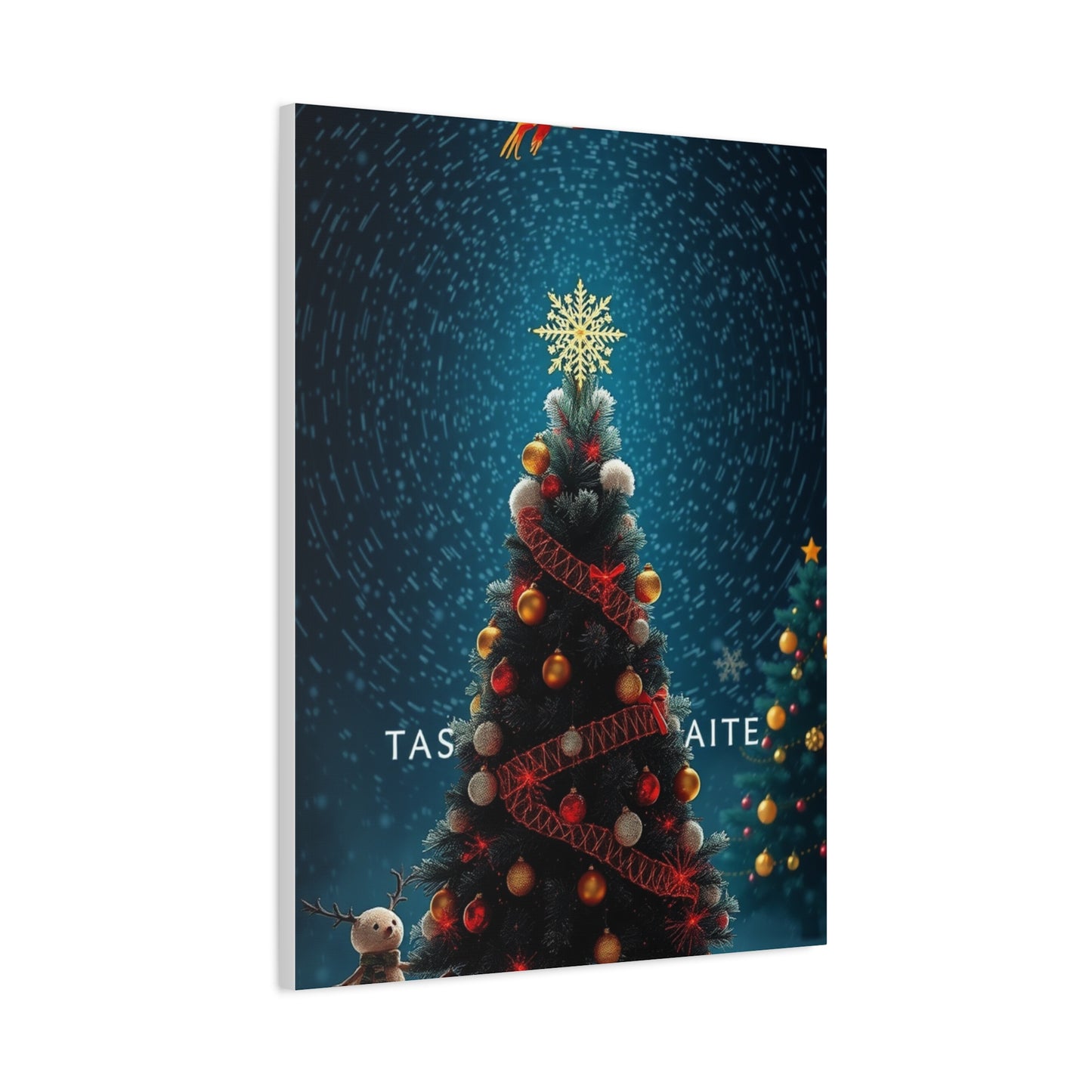 Black Christmas Art Supreme Canvas Wall Art & Canvas Print