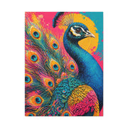 Vibrant Pop Art Peacock Statement Wall Art & Canvas Print