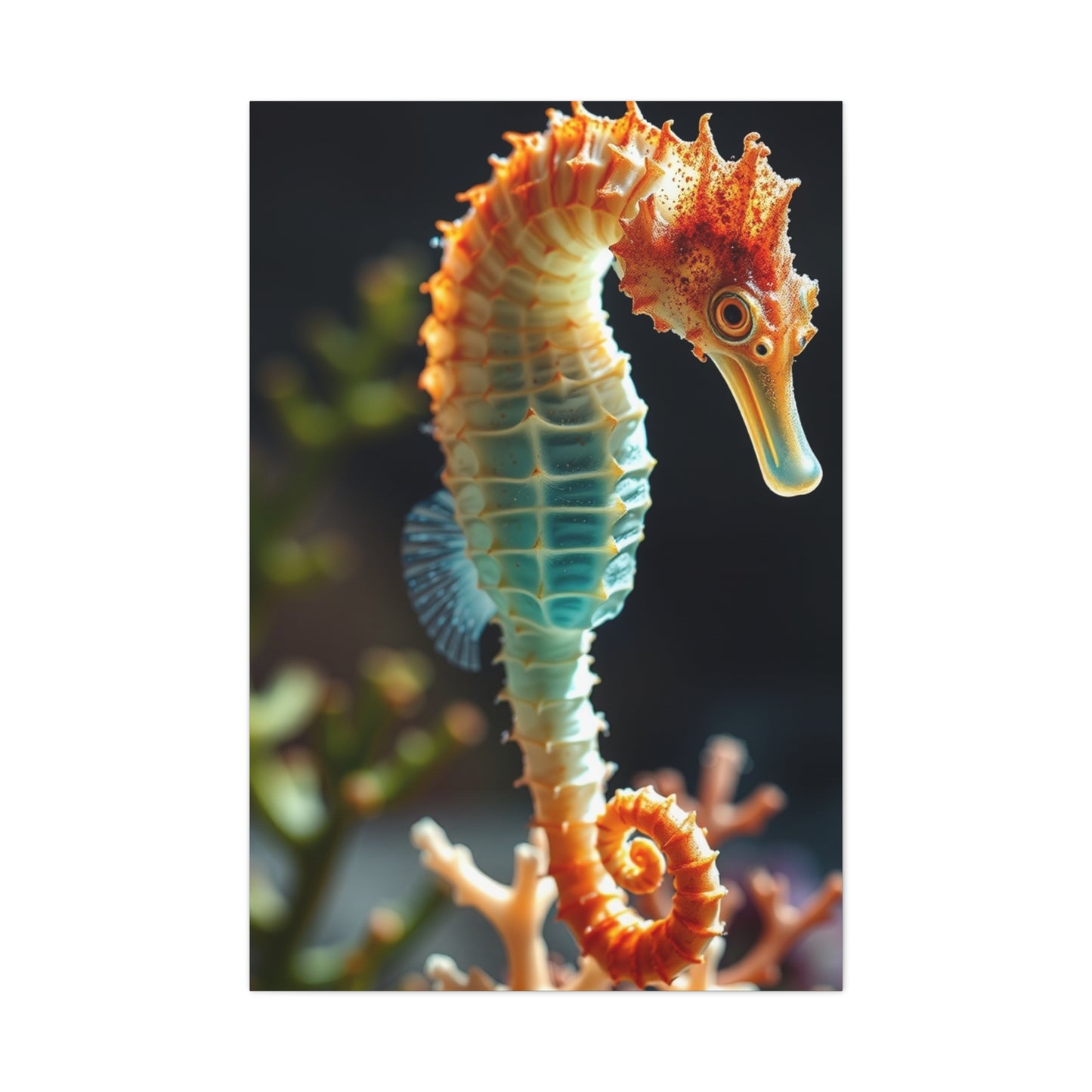 Vision Seahorse Art Art Wall Art & Canvas Print