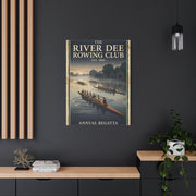 Heritage Rowing Regatta Poster Wall Art & Canvas Print