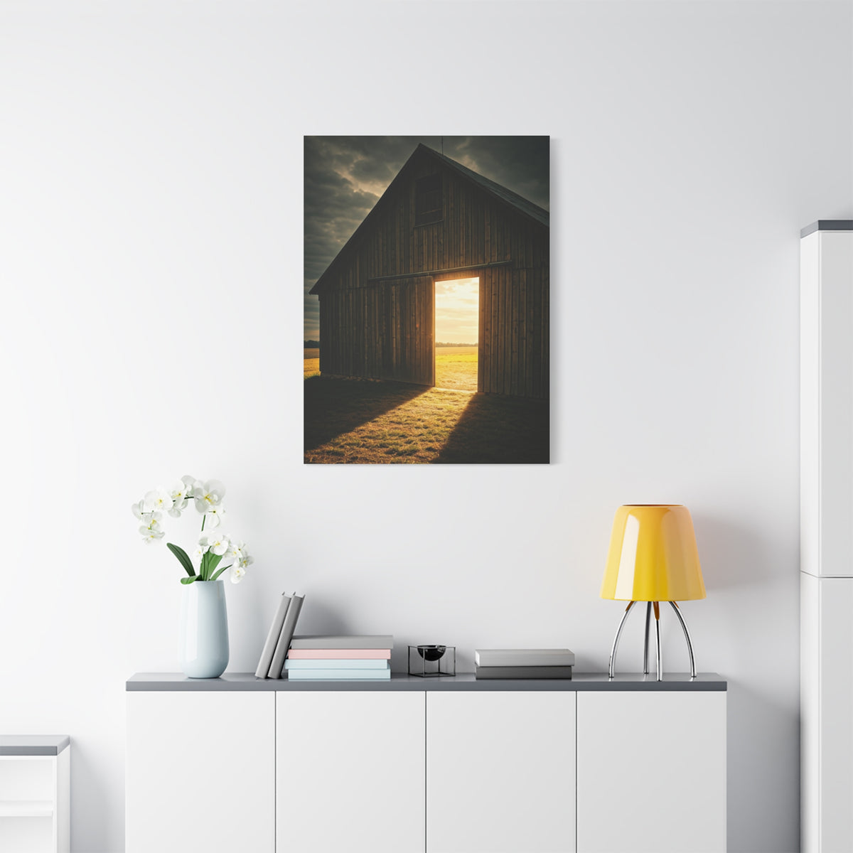 Golden Threshold Barn Wall Art & Canvas Prints