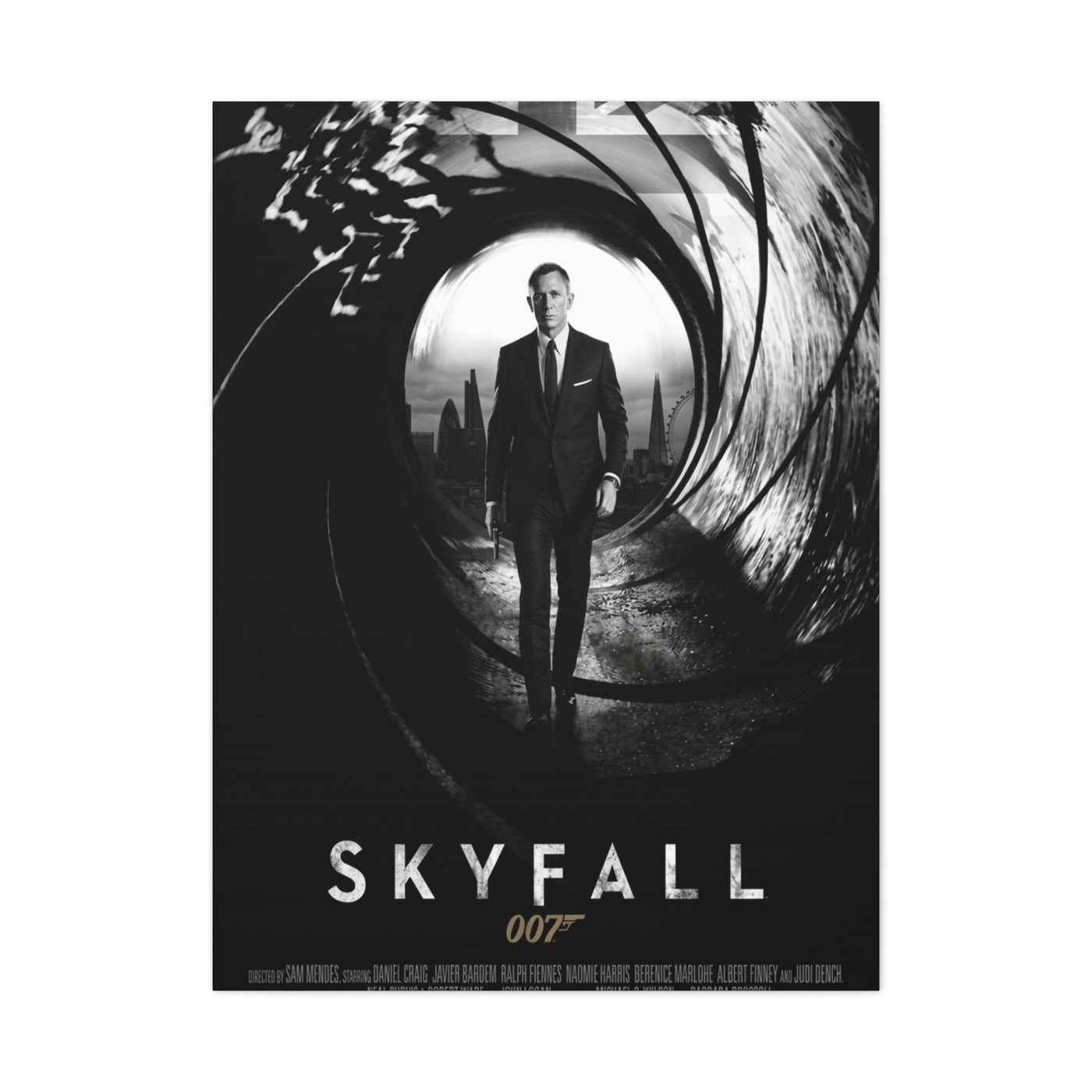 Skyfall Movie Poster Wall Art & Canvas Print