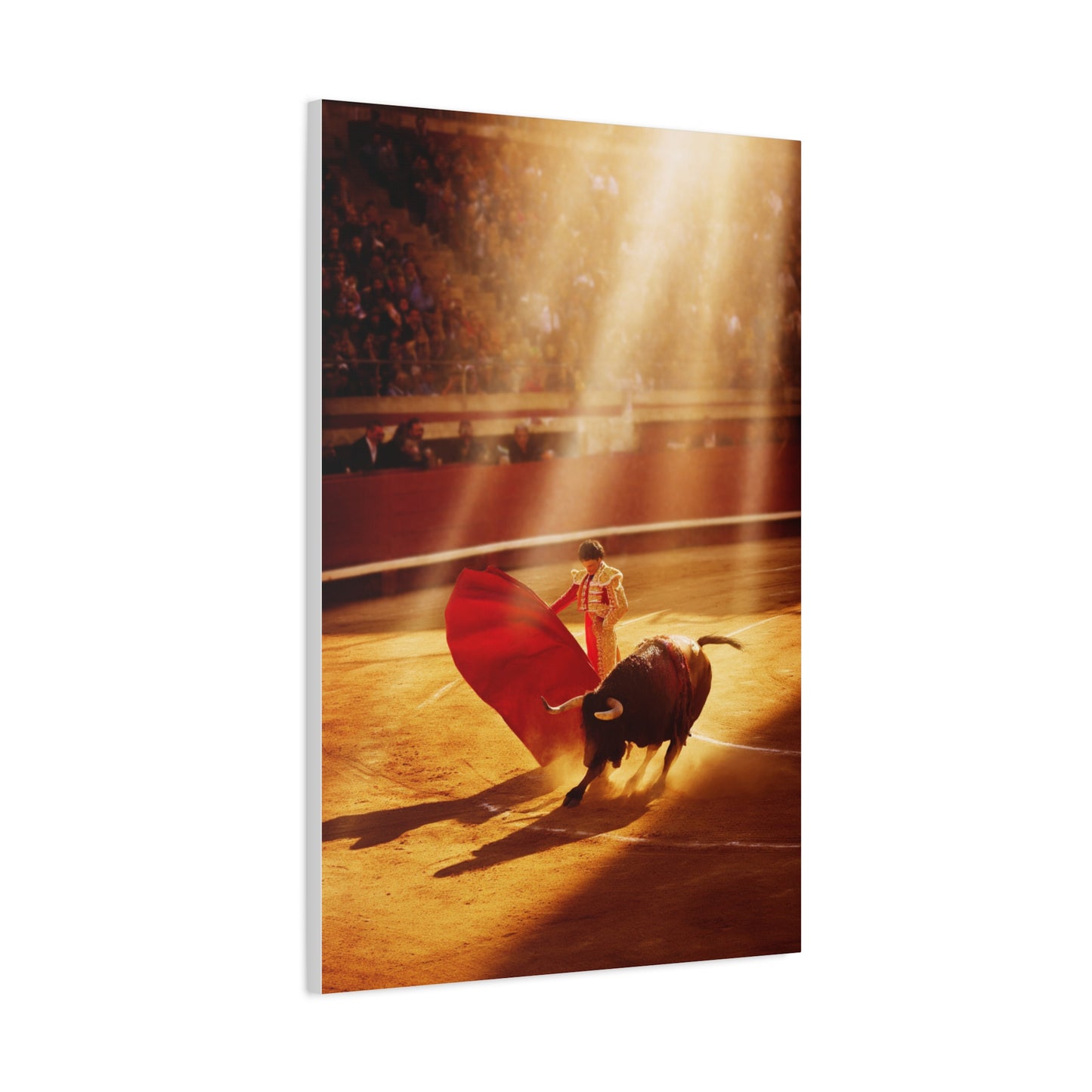 Golden Arena Matador Bullfight Wall Art & Canvas Print