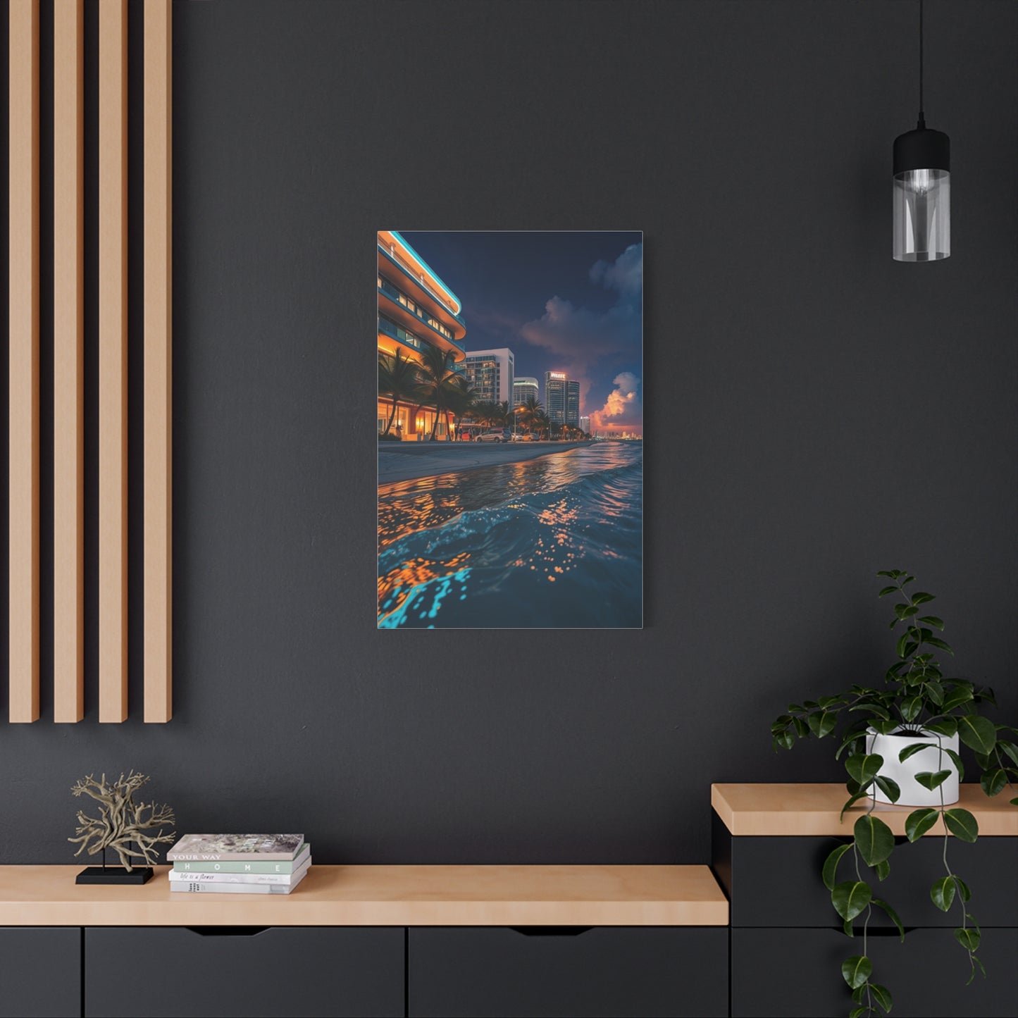 Opulent Miami Vista Canvas