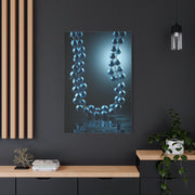 Blue Pearl Necklace Beneath Ocean Surface Wall Art & Canvas