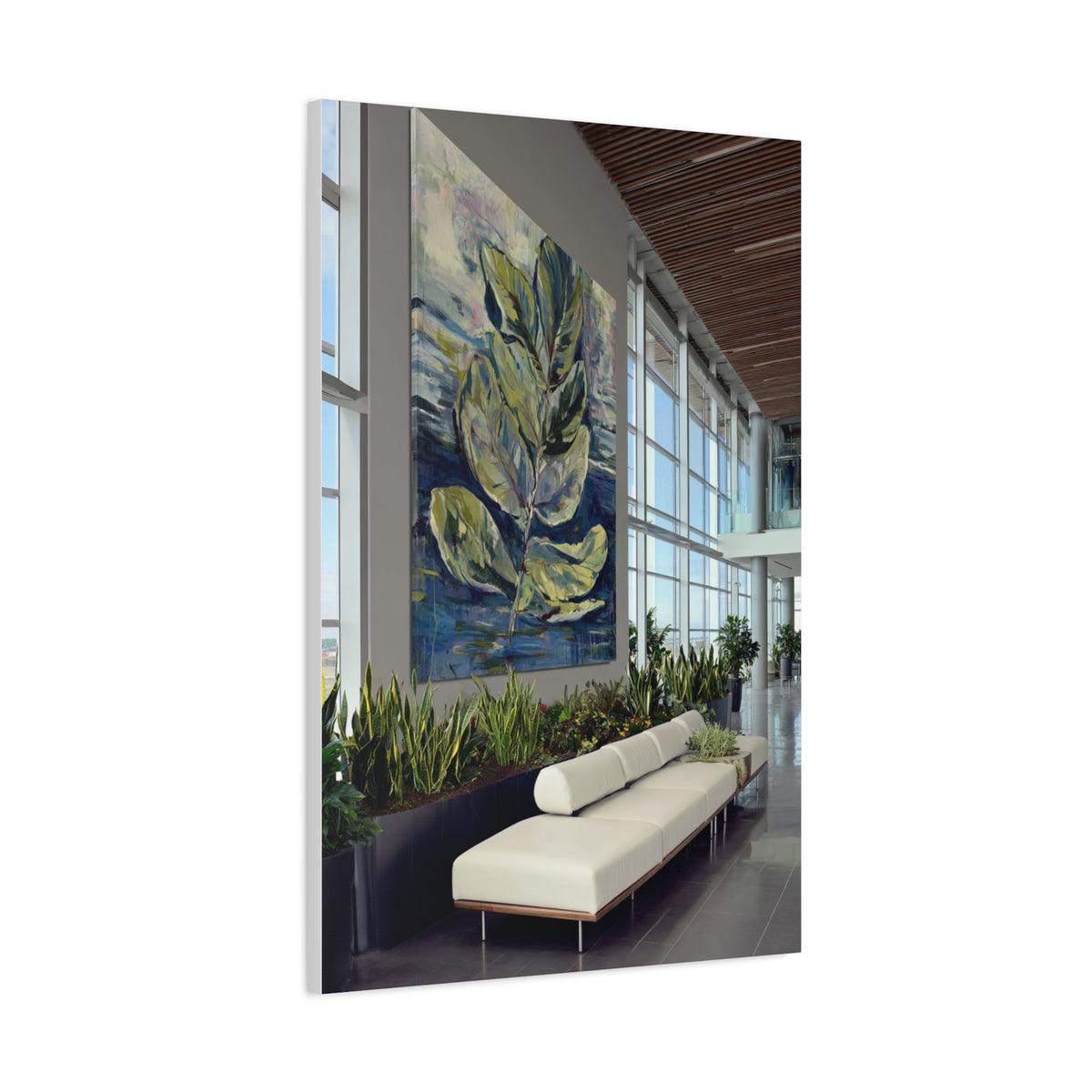Botanical Biophilic Corporate Reception Wall Art & Canvas Print