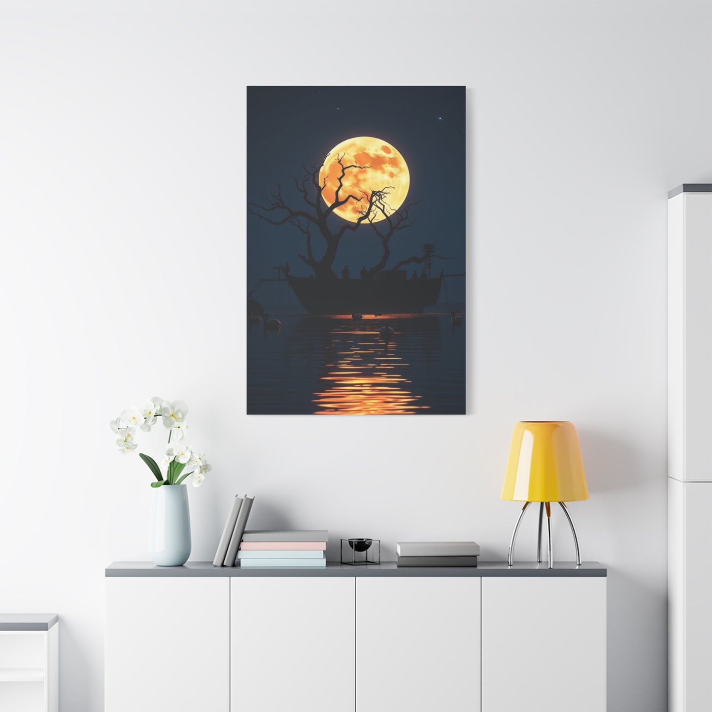 Supreme Full Moon Art Collection Wall Art & Canvas Print