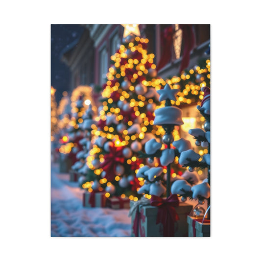 Celestial Yuletide Canvas Wall Art & Canvas Print