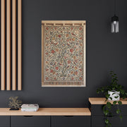 Medieval Floral Tree Tapestry Wall Art & Canvas Print