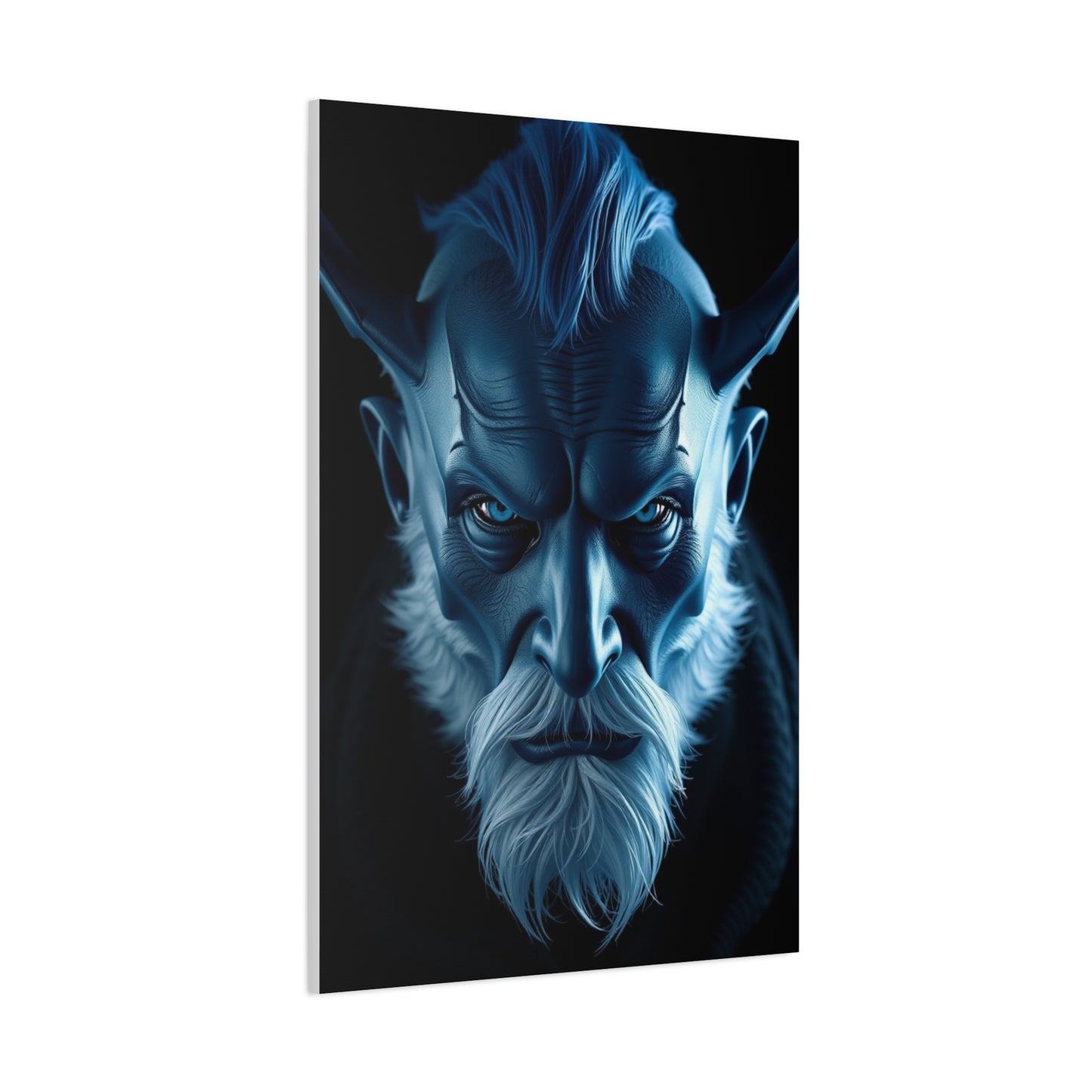 Vision Navy Blue Art Art Wall Art & Canvas Print