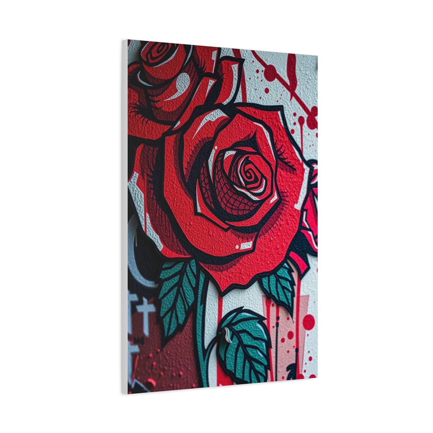 Elegant Urban Floral Canvas Wall Art & Canvas Print