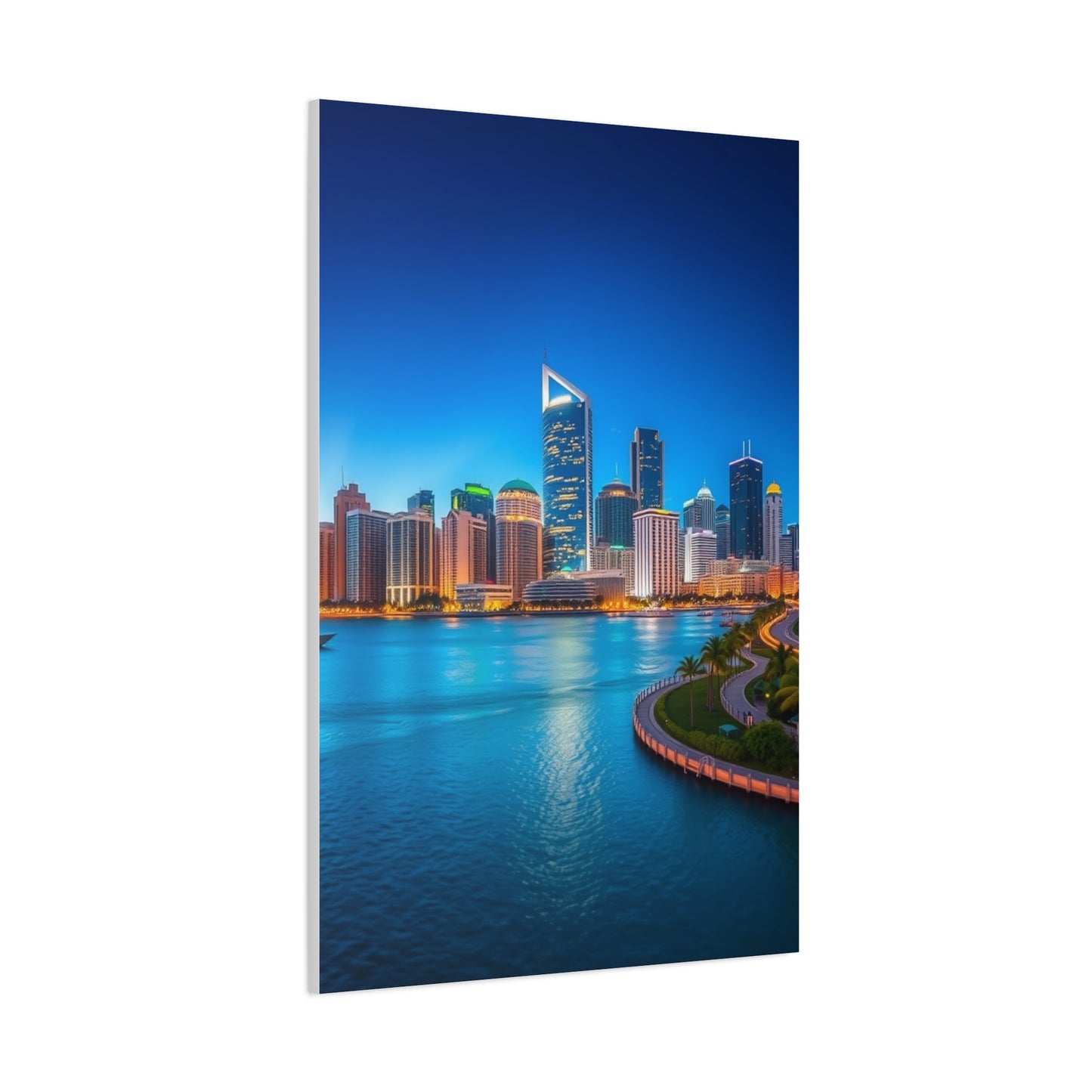 Luxe Miami Panorama Masterpiece Wall Art & Canvas Print