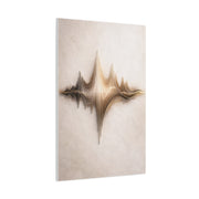 Luminous Soundwave Glass Sculpture Wall Art & Canvas Print