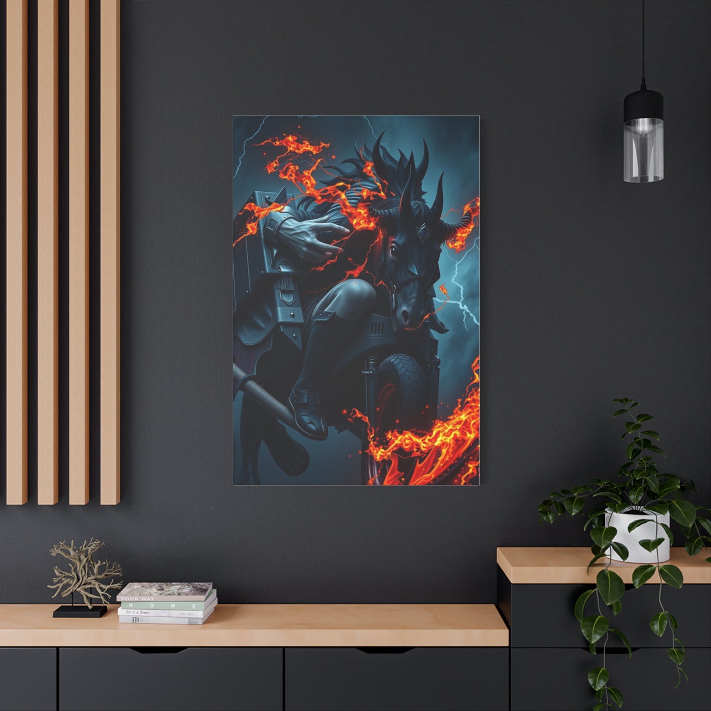 Sable Serenity Painting Wall Art & Canvas Print
