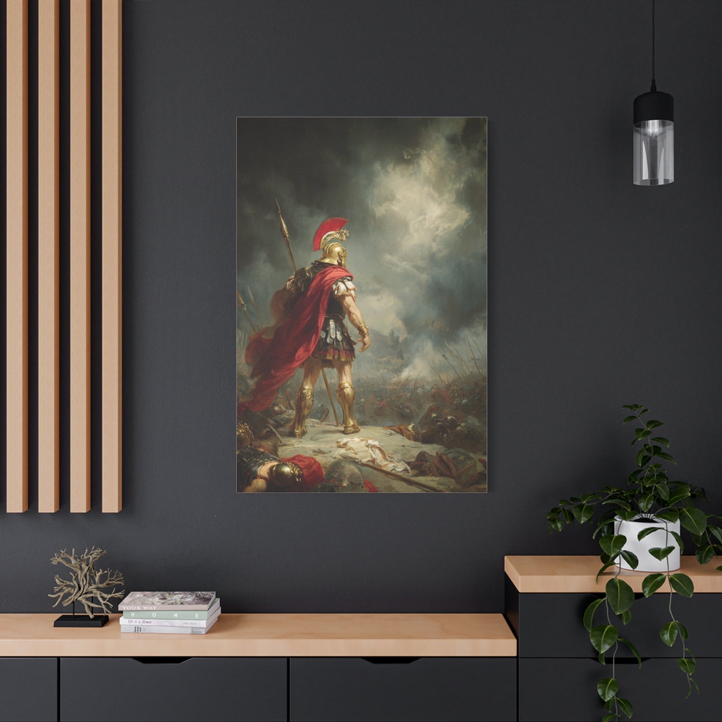 Mars Roman God Of War Battlefield Vision Wall Art & Canvas Print