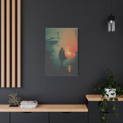 John Wick Foggy Street Walk Movie Poster Wall Art & Canvas Print
