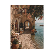 Amalfi Coastal Archway Wall Art & Canvas Print