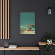 Minimal Desert Station Composition Wall Art & Canvas Print