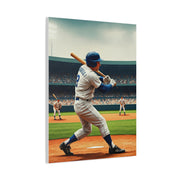 Classic Batter Swing in Stadium Action Wall Art & Canvas Prints