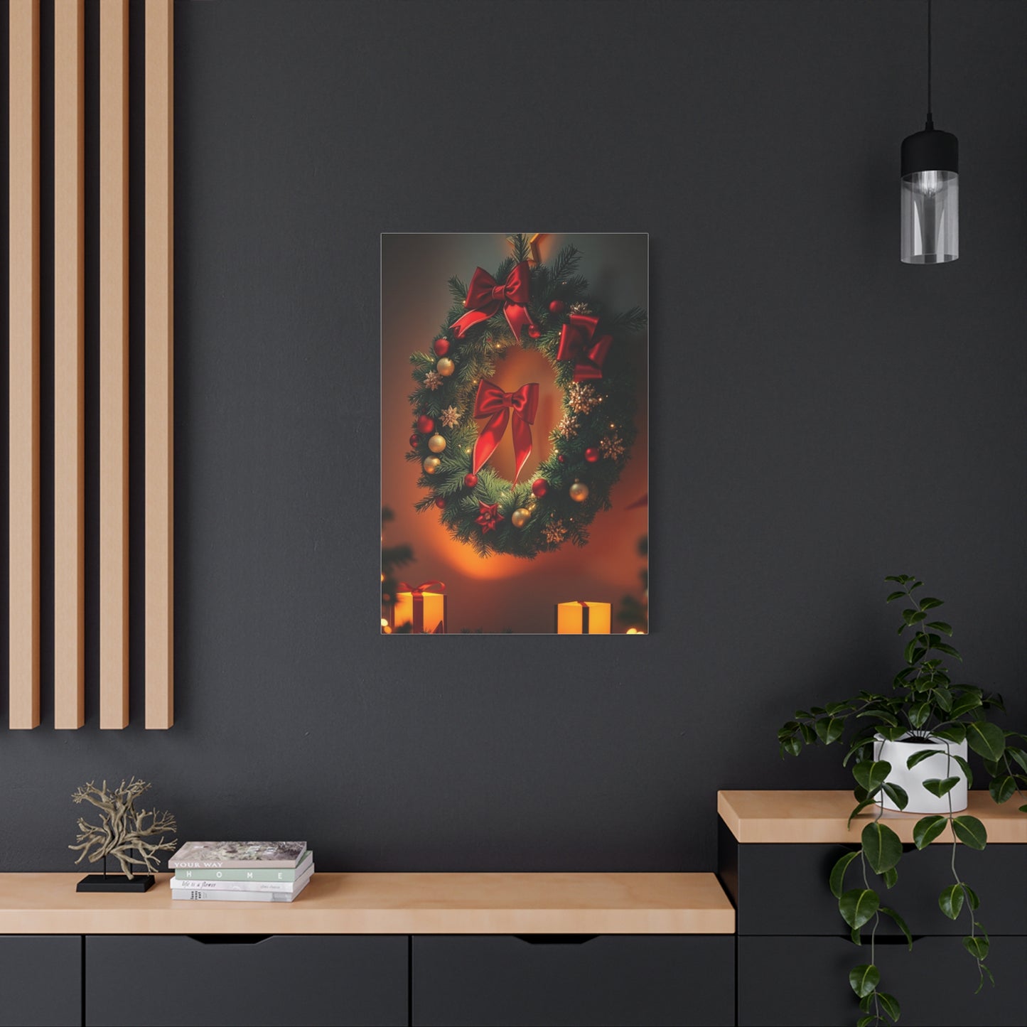 Masterpiece Christmas Trees & Wreath Art Vision Wall Art & Canvas Print
