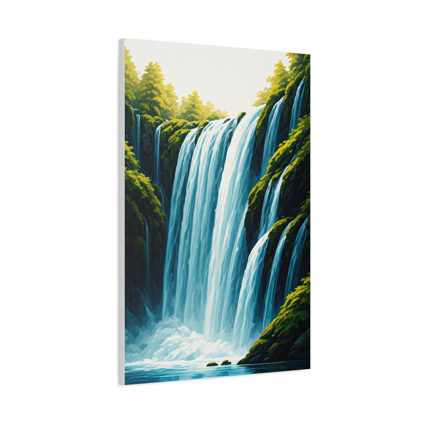 Lush Forest Waterfall Wall Art & Canvas Prints
