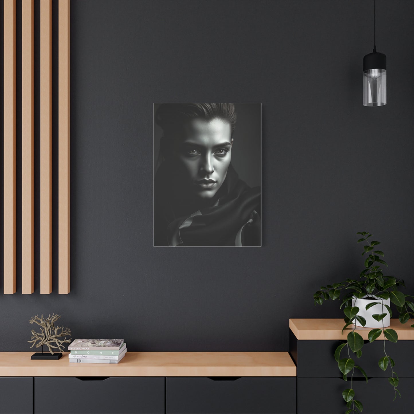 Black White and Gold Art Premium Gallery Wall Art & Canvas Print