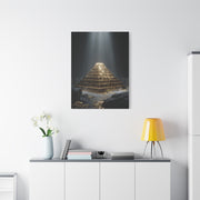 Monumental Gold Pyramid Treasury Wall Art & Canvas Print