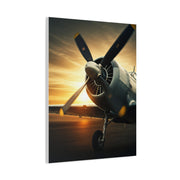 Propeller Power at Golden Hour Wall Art & Canvas Prints