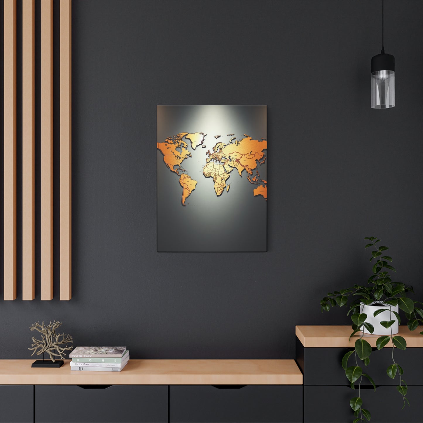 World Map Art Supreme Gallery Wall Art & Canvas Print