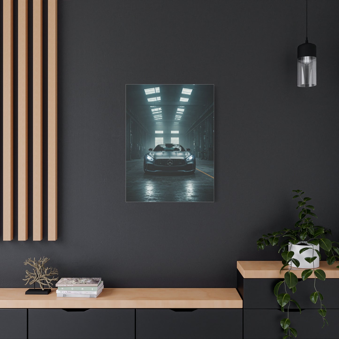 Mercedes AMG GT Mechanical Detailing Scene Wall Art & Canvas Prints