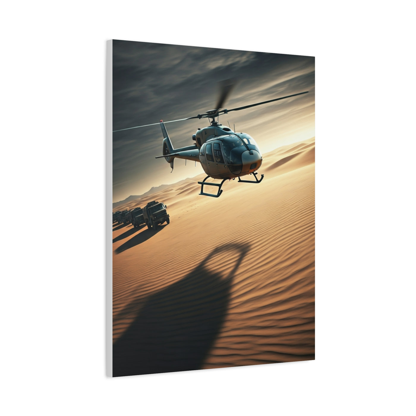 Desert Helicopter Expedition Wall Art & Canvas Prints