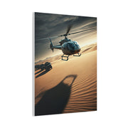Desert Helicopter Expedition Wall Art & Canvas Prints