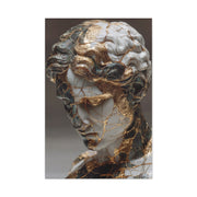 Marble And Gold Kintsugi Sculpture Wall Art & Canvas Print
