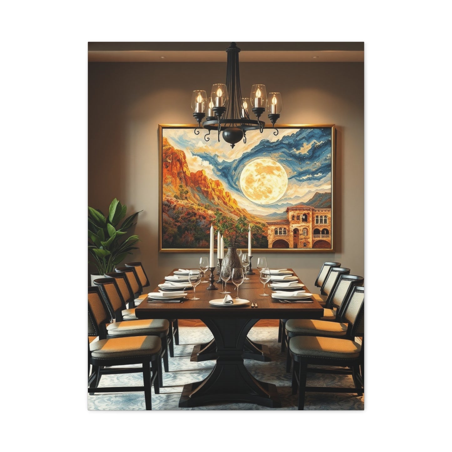 Luxurious Repast Art Piece Wall Art & Canvas Print