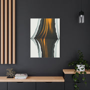 Vertical Gold Reflection Abstract Wall Art & Canvas Prints