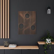 Architectural Wood Wave Panel Geometry Wall Art & Canvas Print