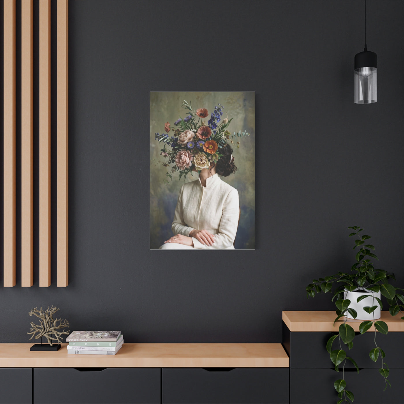 Botanical Identity Portrait Study Wall Art & Canvas Print