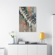 Abstract Piano Flow Expression Wall Art & Canvas Print