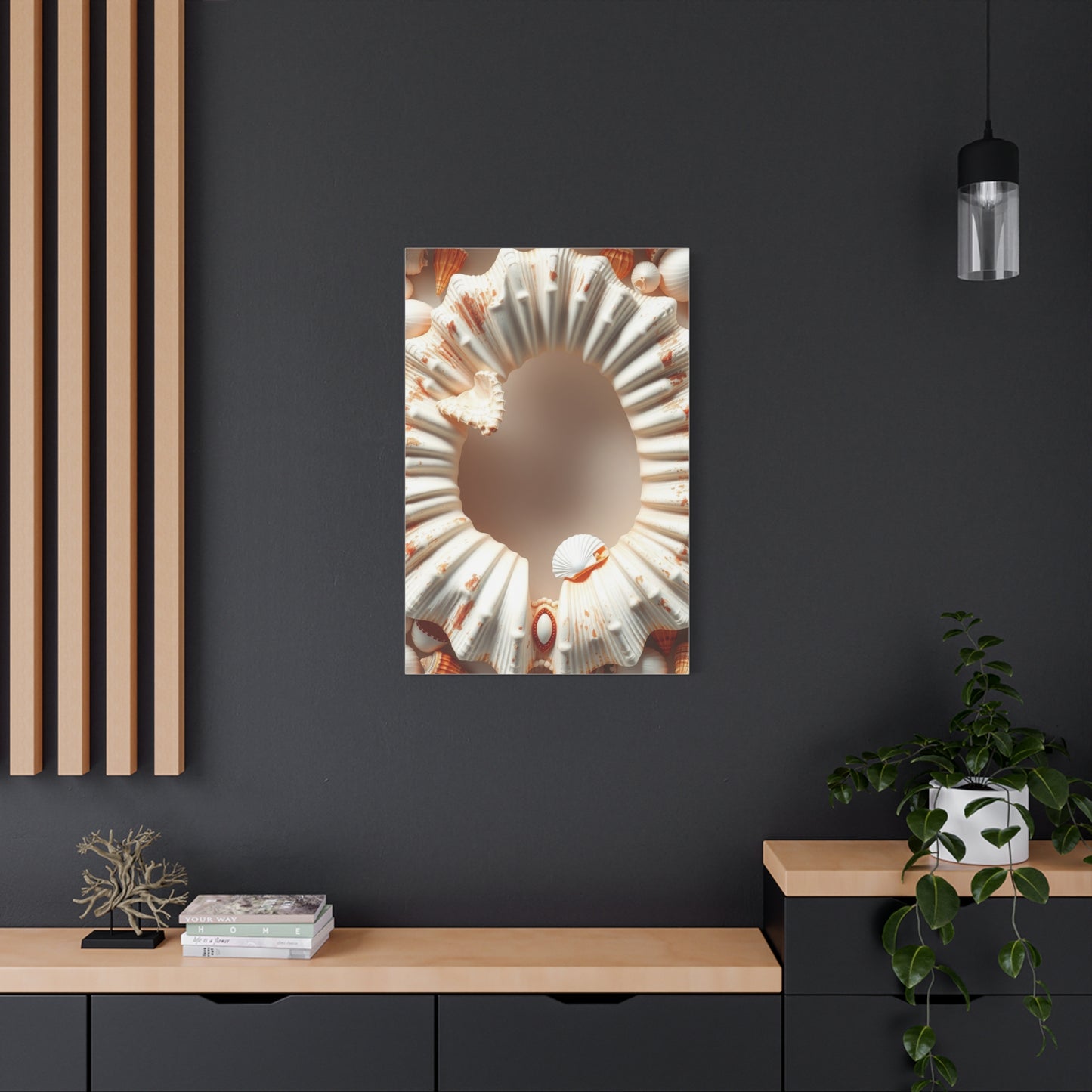 Vision Sea Shell Art Art Wall Art & Canvas Print