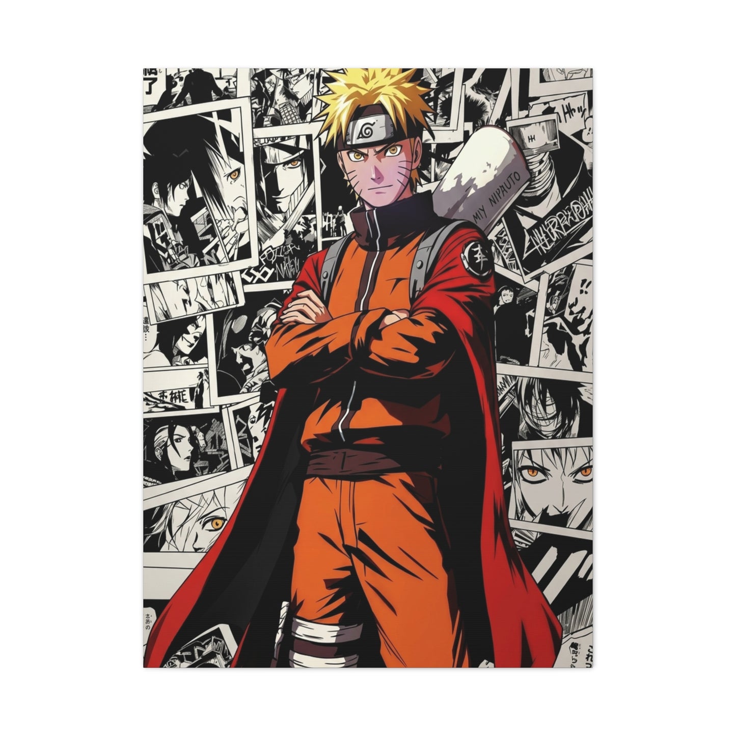 Naruto Sage Mode Poster Wall Art & Canvas Print