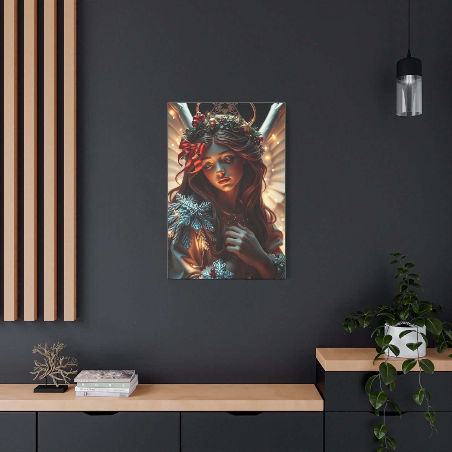Christmas Angel Art Luxury Canvas Wall Art & Canvas Print