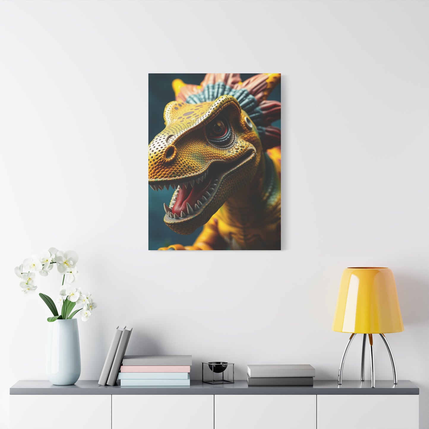 Kid’s Dinosaur Art Supreme Canvas Wall Art & Canvas Print