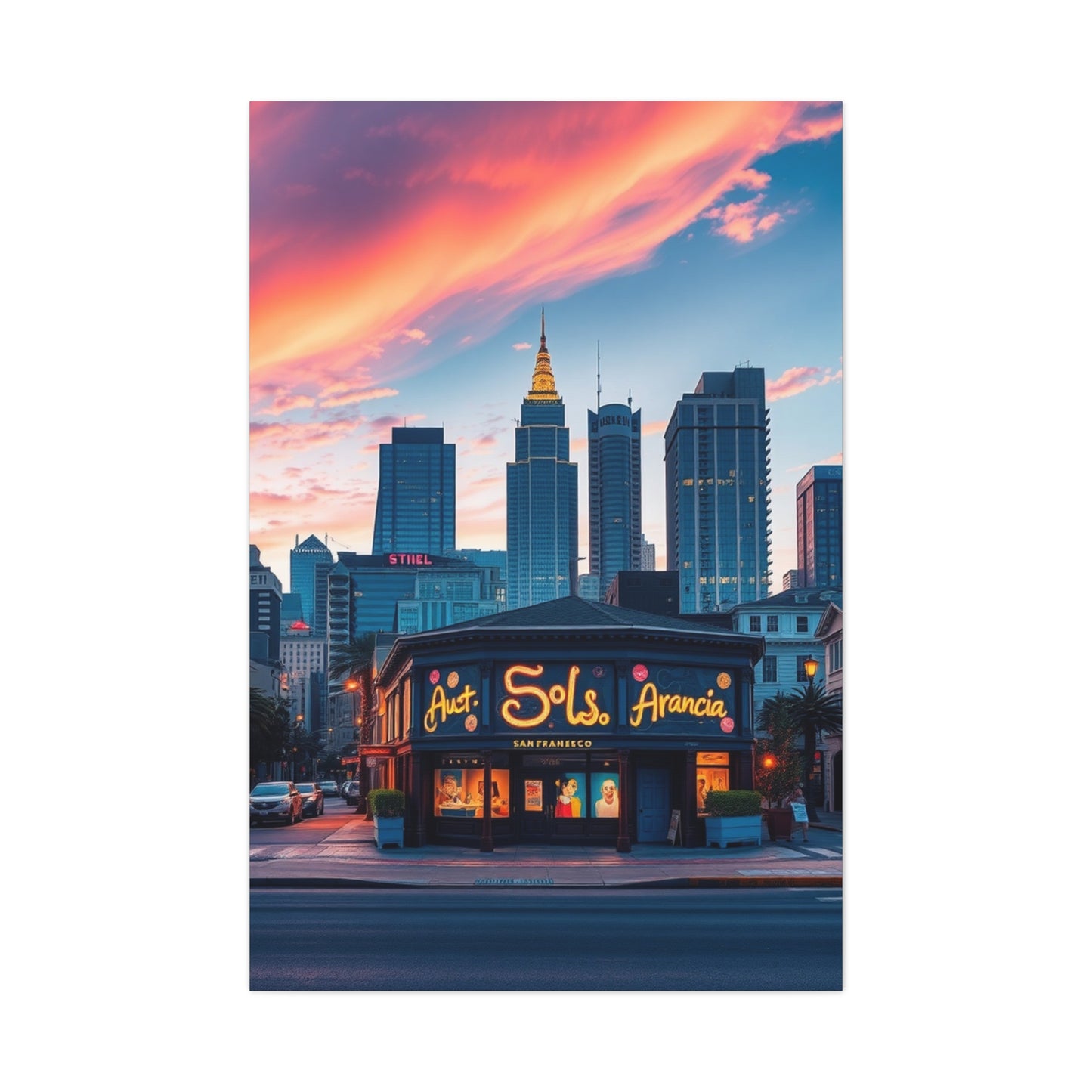 San Francisco Art Canvas Art 5 Wall Art & Canvas Print